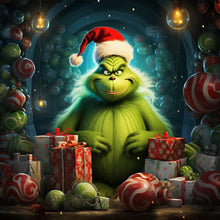 Load image into Gallery viewer, Diamond Painting - Full Round - Grinch Christmas (35*35CM)
