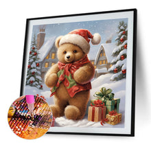 Load image into Gallery viewer, Diamond Painting - Full Round - bear christmas (35*35CM)
