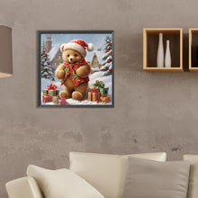 Load image into Gallery viewer, Diamond Painting - Full Round - bear christmas (35*35CM)
