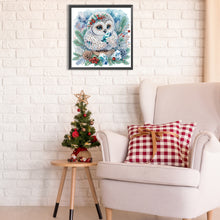 Load image into Gallery viewer, Diamond Painting - Partial Special Shaped - winter owl (30*30CM)
