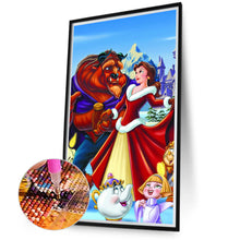 Load image into Gallery viewer, Diamond Painting - Full Round - beauty and the beast (40*70CM)
