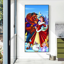 Load image into Gallery viewer, Diamond Painting - Full Round - beauty and the beast (40*70CM)
