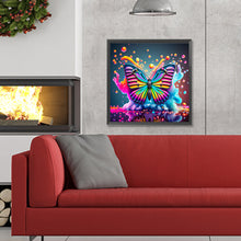 Load image into Gallery viewer, Diamond Painting - Full Round - Colorful butterfly¡¤Watercolor (30*30CM)
