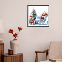 Load image into Gallery viewer, Diamond Painting - Full Round - Sleigh Christmas tree (30*30CM)
