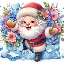 Load image into Gallery viewer, Diamond Painting - Full Round - broken wall santa (30*30CM)
