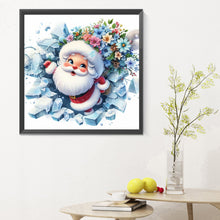 Load image into Gallery viewer, Diamond Painting - Full Round - broken wall santa (30*30CM)
