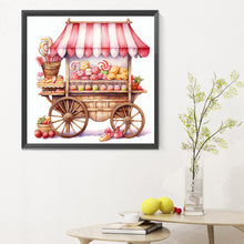 Load image into Gallery viewer, Diamond Painting - Full Round - Pink dessert shop trolley (30*30CM)
