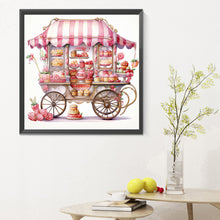 Load image into Gallery viewer, Diamond Painting - Full Round - Pink dessert shop trolley (30*30CM)
