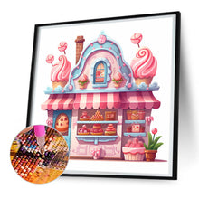 Load image into Gallery viewer, Diamond Painting - Full Round - Pink dessert shop trolley (30*30CM)
