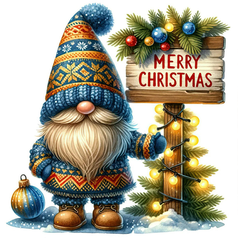 Diamond Painting - Full Round - decorative gnome (40*40CM)