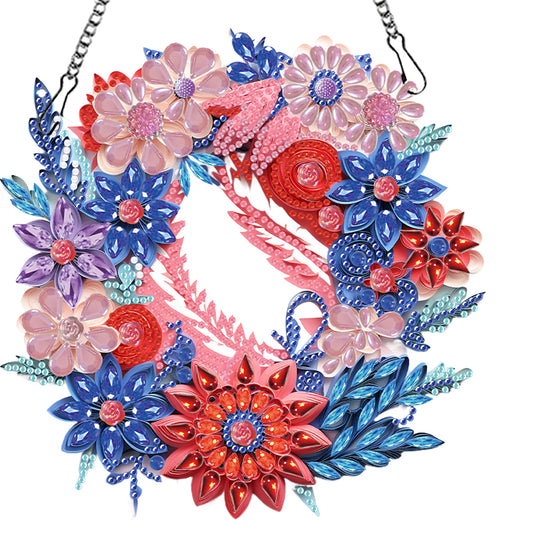 Diamond Painting Wall Decor Wreath Special Shaped Diamond Painting Wreath Mosaic