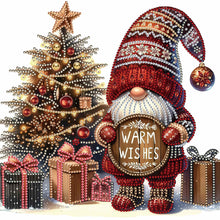 Load image into Gallery viewer, Diamond Painting - Partial Special Shaped - christmas gnome (30*30CM)
