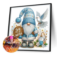 Load image into Gallery viewer, Diamond Painting - Partial Special Shaped - christmas gnome (30*30CM)
