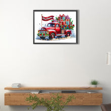 Load image into Gallery viewer, Diamond Painting - Partial Special Shaped - Christmas car (40*30CM)
