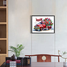 Load image into Gallery viewer, Diamond Painting - Partial Special Shaped - Christmas car (40*30CM)
