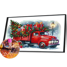 Load image into Gallery viewer, Diamond Painting - Partial Special Shaped - Christmas car (40*30CM)
