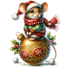 Load image into Gallery viewer, Diamond Painting - Full Round - little mouse (40*40CM)
