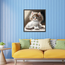 Load image into Gallery viewer, Diamond Painting - Full Square - white cat (30*30CM)
