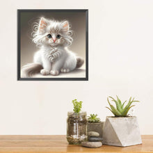 Load image into Gallery viewer, Diamond Painting - Full Square - white cat (30*30CM)
