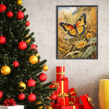 Load image into Gallery viewer, Diamond Painting - Full Square - butterfly in reeds (35*45CM)
