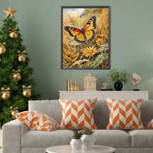 Load image into Gallery viewer, Diamond Painting - Full Square - butterfly in reeds (35*45CM)
