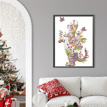 Load image into Gallery viewer, Diamond Painting - Partial Special Shaped - Cats, Flowers and Butterflies (30*40CM)
