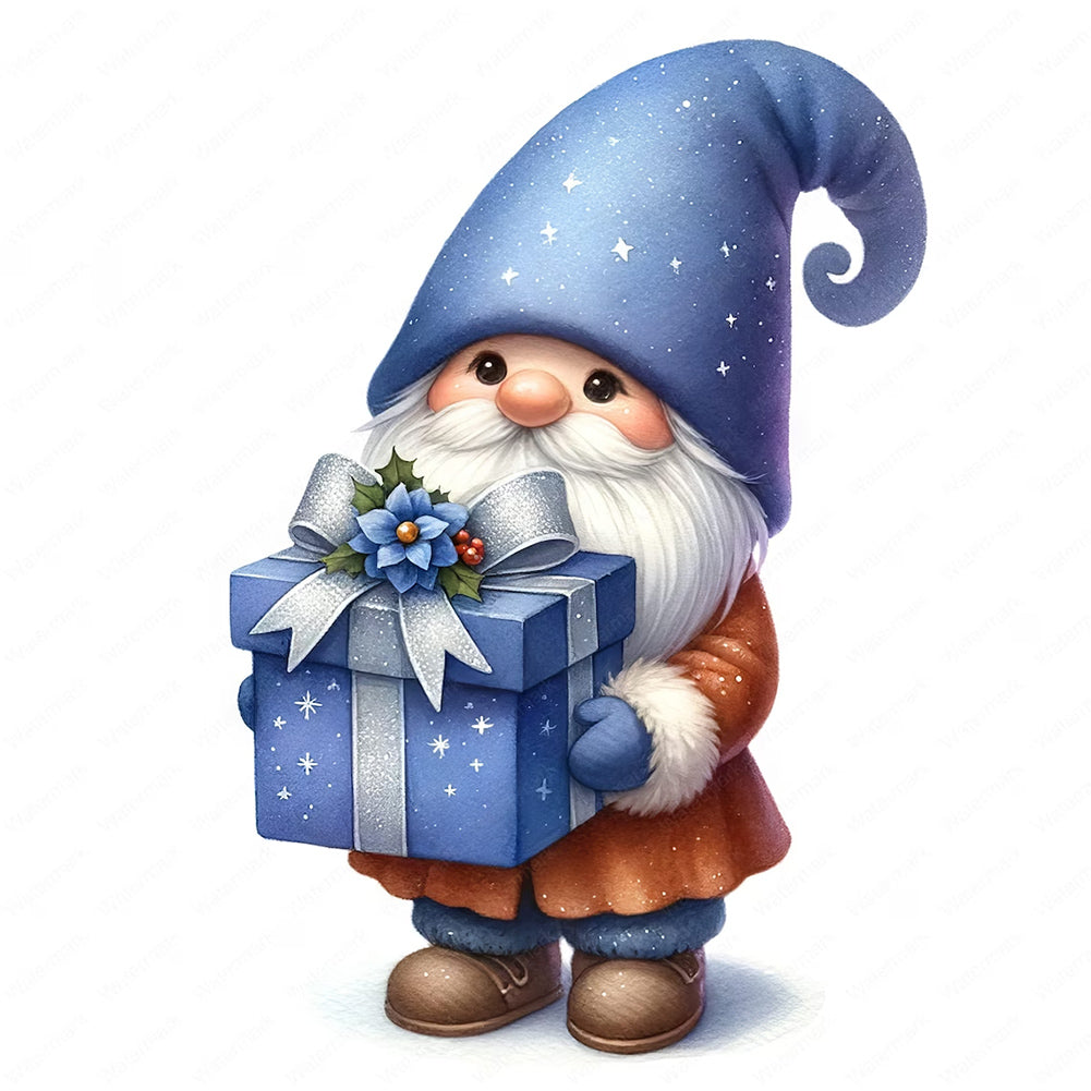 Diamond Painting - Full Round - Goblin and Blue Gift (30*30CM)
