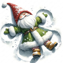 Load image into Gallery viewer, Diamond Painting - Full Round - Goblin lying in the snow (30*30CM)
