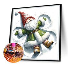 Load image into Gallery viewer, Diamond Painting - Full Round - Goblin lying in the snow (30*30CM)
