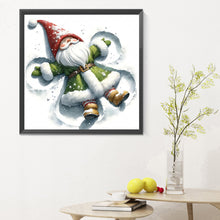 Load image into Gallery viewer, Diamond Painting - Full Round - Goblin lying in the snow (30*30CM)
