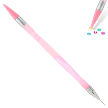 Load image into Gallery viewer, Double-End Manicure Point Drill Pen with Clay Glue Nail Art Tool for Women(Pink)
