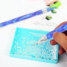 Load image into Gallery viewer, Double-End Manicure Point Drill Pen with Clay Glue Nail Art Tool for Women(Blue)
