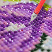 Load image into Gallery viewer, Double-End Manicure Point Drill Pen with Clay Glue Nail Art Tool for Women (Red)
