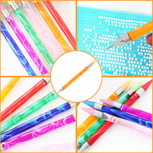 Load image into Gallery viewer, Double-End Manicure Point Drill Pen with Clay Glue Nail Art Tool (Yellow)
