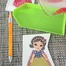 Load image into Gallery viewer, Double-End Manicure Point Drill Pen with Clay Glue Nail Art Tool (Yellow)
