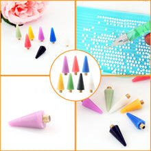 Load image into Gallery viewer, Double-End Manicure Point Drill Pen with Clay Glue Tips (7 Coulors No Pen)
