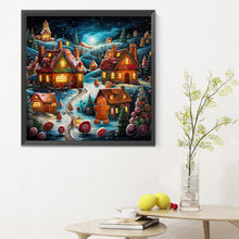 Load image into Gallery viewer, Diamond Painting - Full Round - christmas night (30*30CM)
