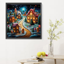 Load image into Gallery viewer, Diamond Painting - Full Round - christmas night (30*30CM)
