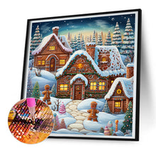 Load image into Gallery viewer, Diamond Painting - Full Round - christmas night (30*30CM)
