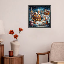 Load image into Gallery viewer, Diamond Painting - Full Round - christmas night (30*30CM)
