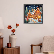 Load image into Gallery viewer, Diamond Painting - Full Round - christmas night (30*30CM)
