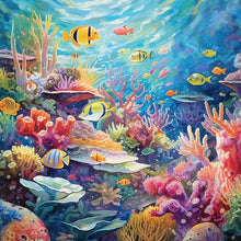 Load image into Gallery viewer, Diamond Painting - Full Round - The underwater world (30*30CM)
