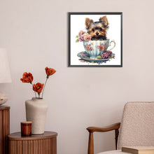 Load image into Gallery viewer, Diamond Painting - Full Round - teacup puppy (30*30CM)
