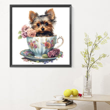 Load image into Gallery viewer, Diamond Painting - Full Round - teacup puppy (30*30CM)

