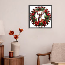Load image into Gallery viewer, Diamond Painting - Full Round - Garland Reindeer (30*30CM)
