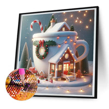 Load image into Gallery viewer, Diamond Painting - Full Round - winter glow cabin (30*30CM)
