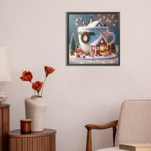 Load image into Gallery viewer, Diamond Painting - Full Round - winter glow cabin (30*30CM)
