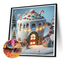 Load image into Gallery viewer, Diamond Painting - Full Round - winter glow cabin (30*30CM)
