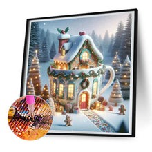 Load image into Gallery viewer, Diamond Painting - Full Round - winter glow cabin (30*30CM)

