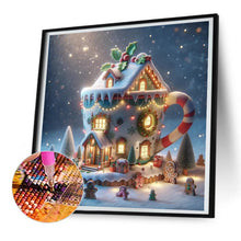 Load image into Gallery viewer, Diamond Painting - Full Round - winter glow cabin (30*30CM)
